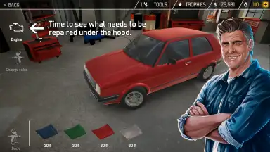 Captura de tela de Car Mechanic Simulator 4