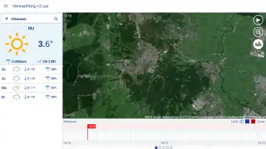Captura de tela de Buienradar 17
