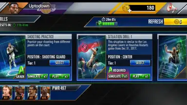 Captura de tela de NBA 2K Mobile 9