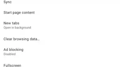 Captura de tela de Opera Mini 8