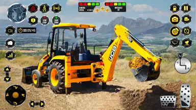 Captura de tela de JCB Excavator Simulator Games 2