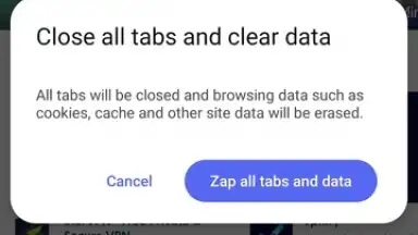 Captura de tela de StartPage 8
