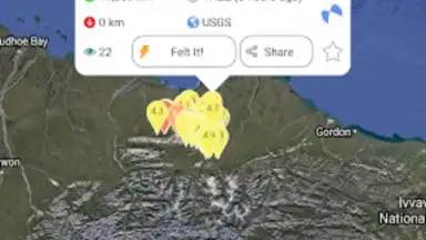 Captura de tela de Earthquake+ 9
