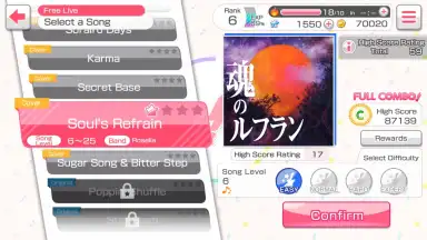 Captura de tela de BanG Dream! Girls Band Party! 12