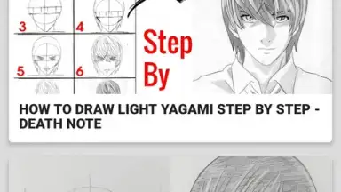 Captura de tela de Learn to draw anime 11