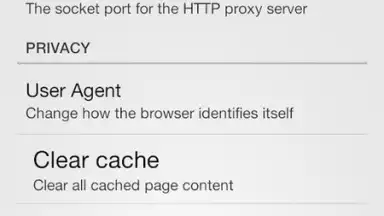 Captura de tela de Orweb: Private Web Browser 12