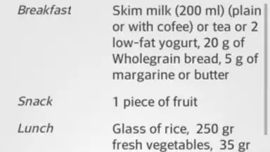 Captura de tela de Diets for losing weight 11
