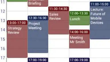 Captura de tela de Business Calendar 2