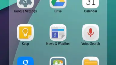 Captura de tela de IO Launcher (Lollipop + iOS 8) 1