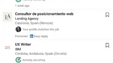 Captura de tela de LinkedIn 1