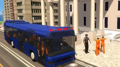 Captura de tela de Police Bus Prisoner Transport 7