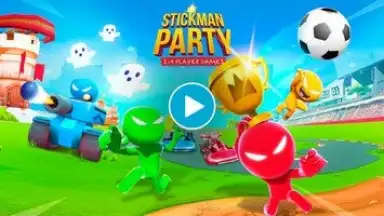 Captura de tela de Stickman Party 1