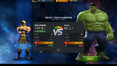Captura de tela de Marvel Contest of Champions 2