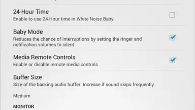 Captura de tela de White Noise Baby 12