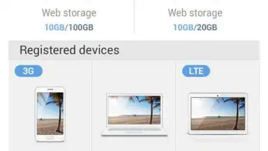 Captura de tela de Samsung Link 3