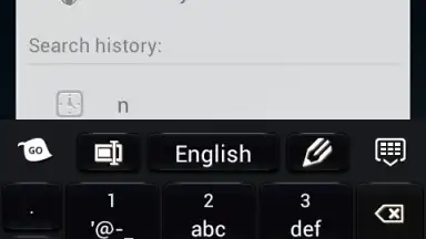 Captura de tela de Black Style Keyboard 1