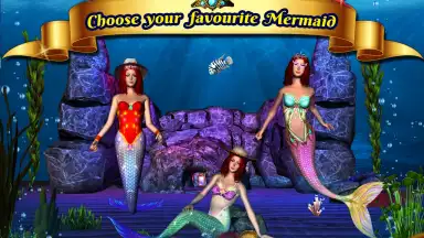 Captura de tela de Cute Mermaid Simulator 3D 14
