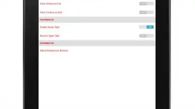 Captura de tela de Anonymous Browser 12