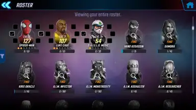 Captura de tela de MARVEL Strike Force 3