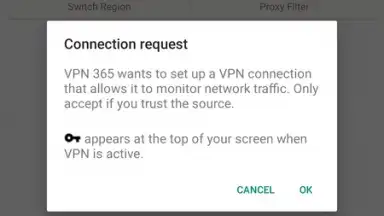 Captura de tela de VPN 365 3