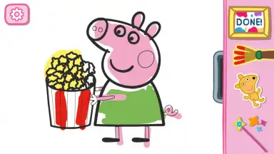 Captura de tela de Peppa's Paintbox 2