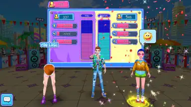 Captura de tela de Roller Skating Girls - Dance on Wheels 2