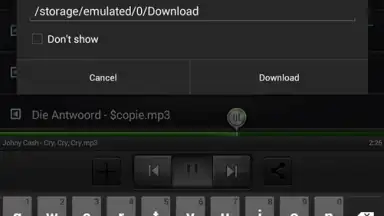 Captura de tela de 4shared Music 1