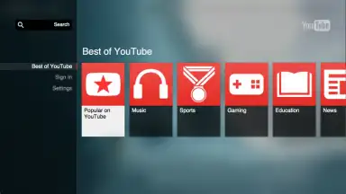 Captura de tela de YouTube for Google TV 4