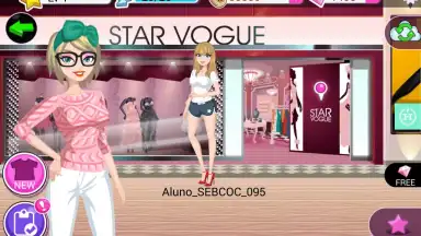 Captura de tela de Star Girl: Valentine Hearts 8
