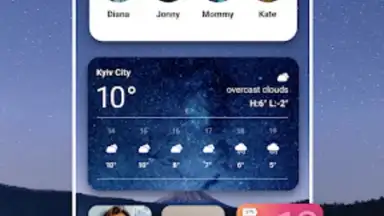 Captura de tela de Color Widgets 9