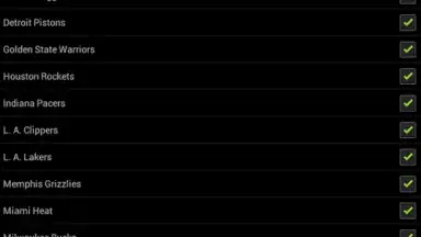Captura de tela de Basketball Livescore Widget 2