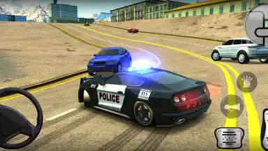 Captura de tela de Police Car Drift شرطة الهجوله 5