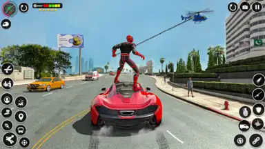 Captura de tela de Spider Rope Hero - Crime Game 5