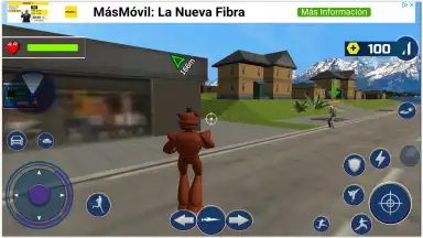 Captura de tela de Bear Rope Hero Vice Town 5