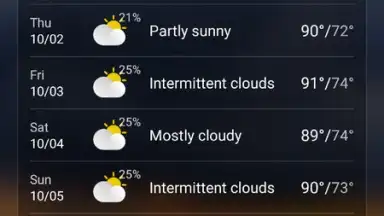 Captura de tela de Weather Forecast: Live Weather 10