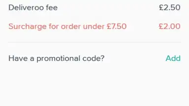 Captura de tela de Deliveroo 8