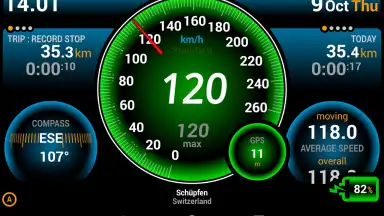 Captura de tela de Ulysse Speedometer 11