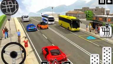 Captura de tela de Coach Bus Driving - Bus Games 6