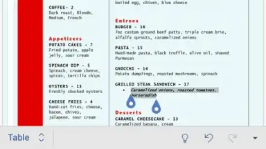 Captura de tela de Microsoft Word 5