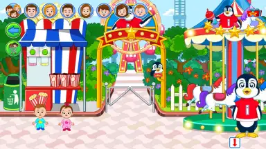 Captura de tela de My Town : ICEME Amusement Park Free 7