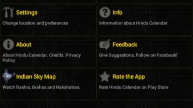 Captura de tela de Hindu Calendar 4