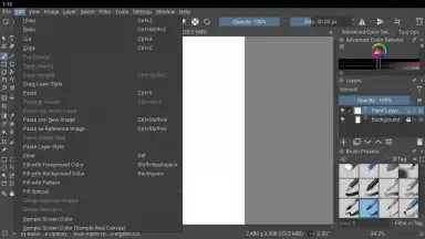 Captura de tela de Krita 10