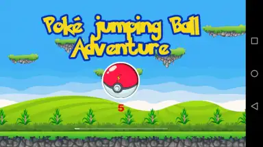 Captura de tela de Poke Jumping Ball Adventure 3