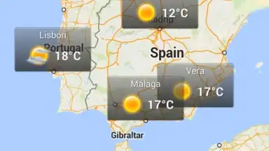 Captura de tela de Weather & Clock Widget Android 6
