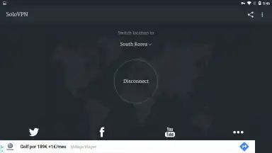 Captura de tela de Solo VPN 5
