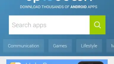 Captura de tela de Samsung Internet Beta 1
