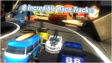 Captura de tela de Table Top Racing 3