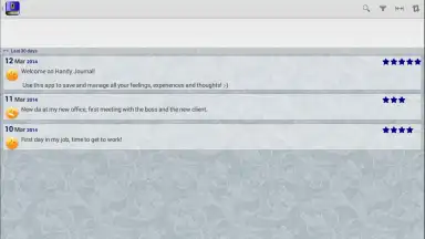 Captura de tela de Handy Journal 6