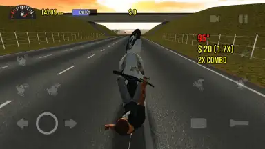 Captura de tela de Moto Wheelie 3D 11