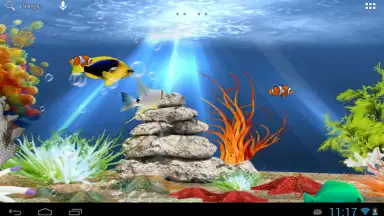 Captura de tela de Tropical aquarium 7